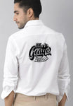 Men Regular Fit Be Gentle Printed Casual Shirt